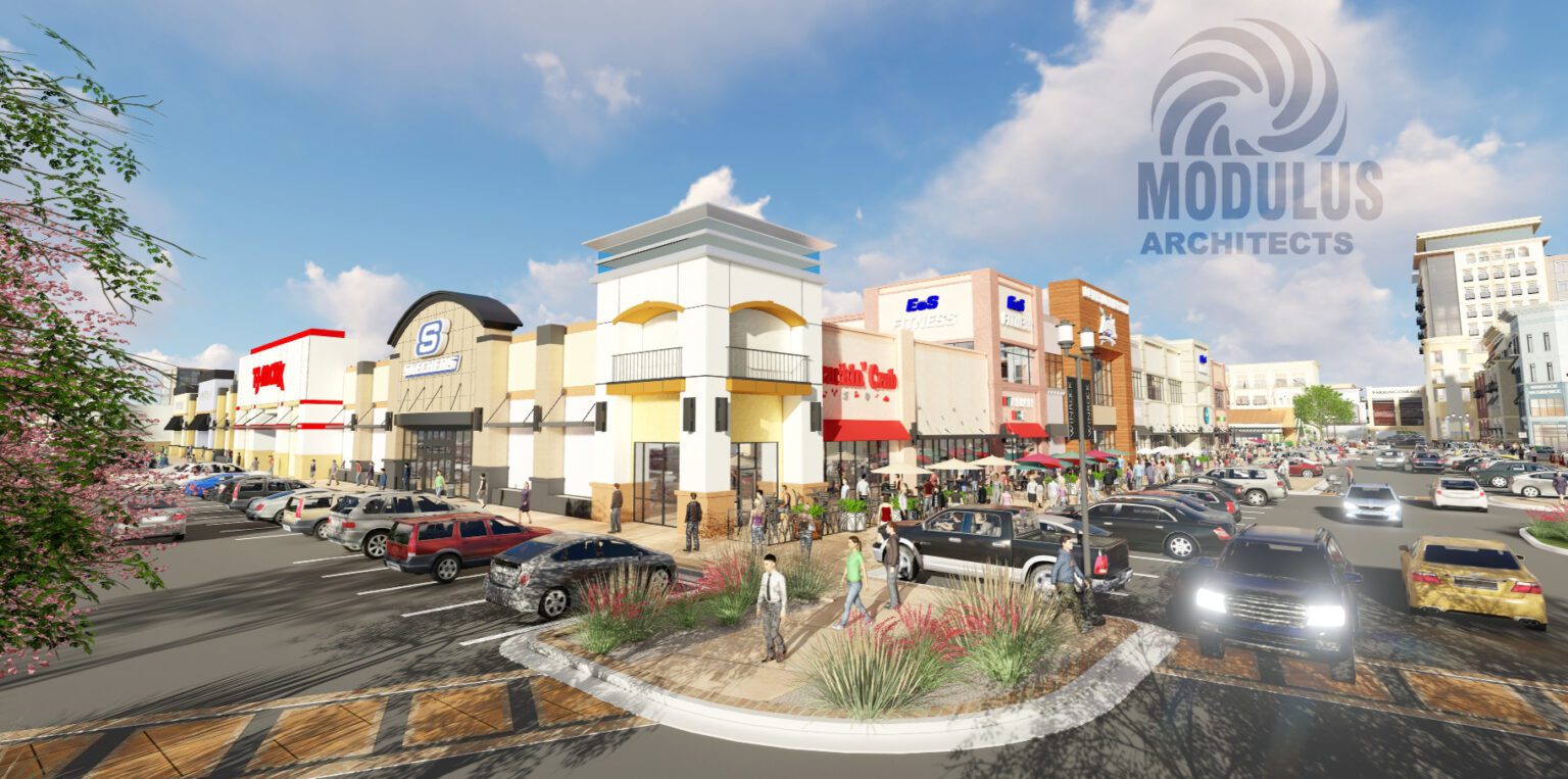 Winrock Town Center Corner Shops Modulus Architects